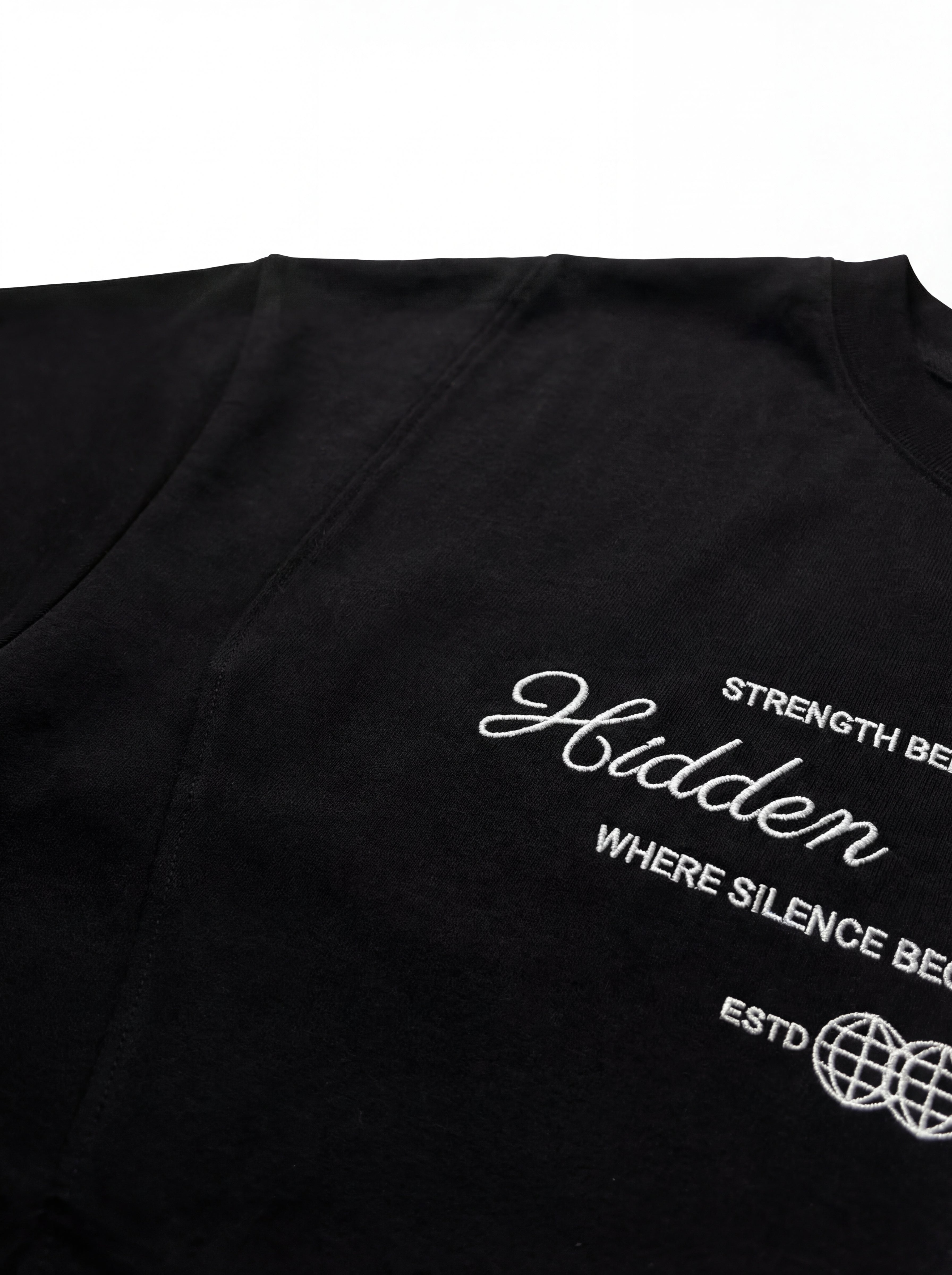 Hidden Rebellion Unisex Boxy Tee – Black – Mxiro
