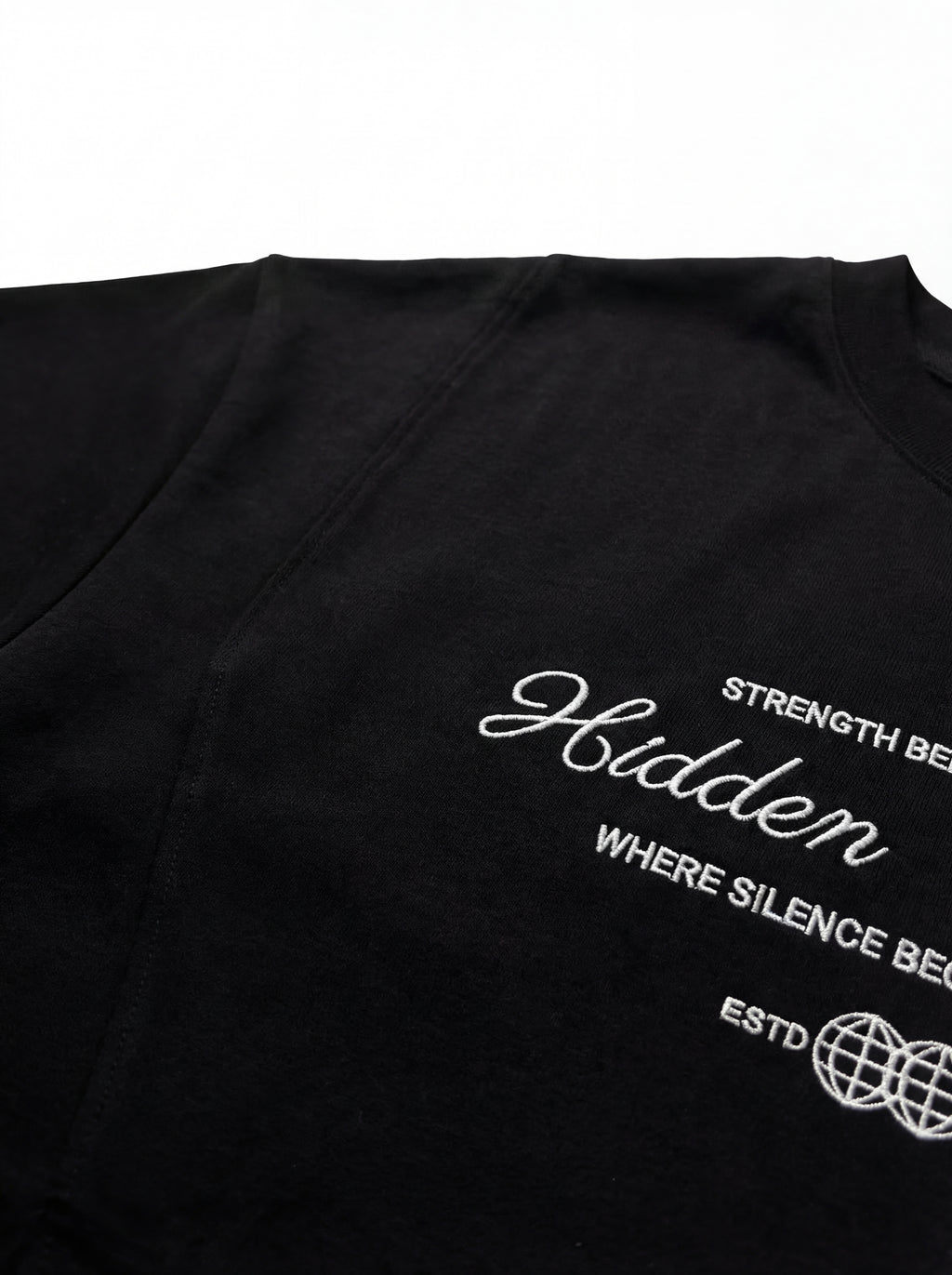 Hidden Rebellion Unisex Boxy Tee – Black