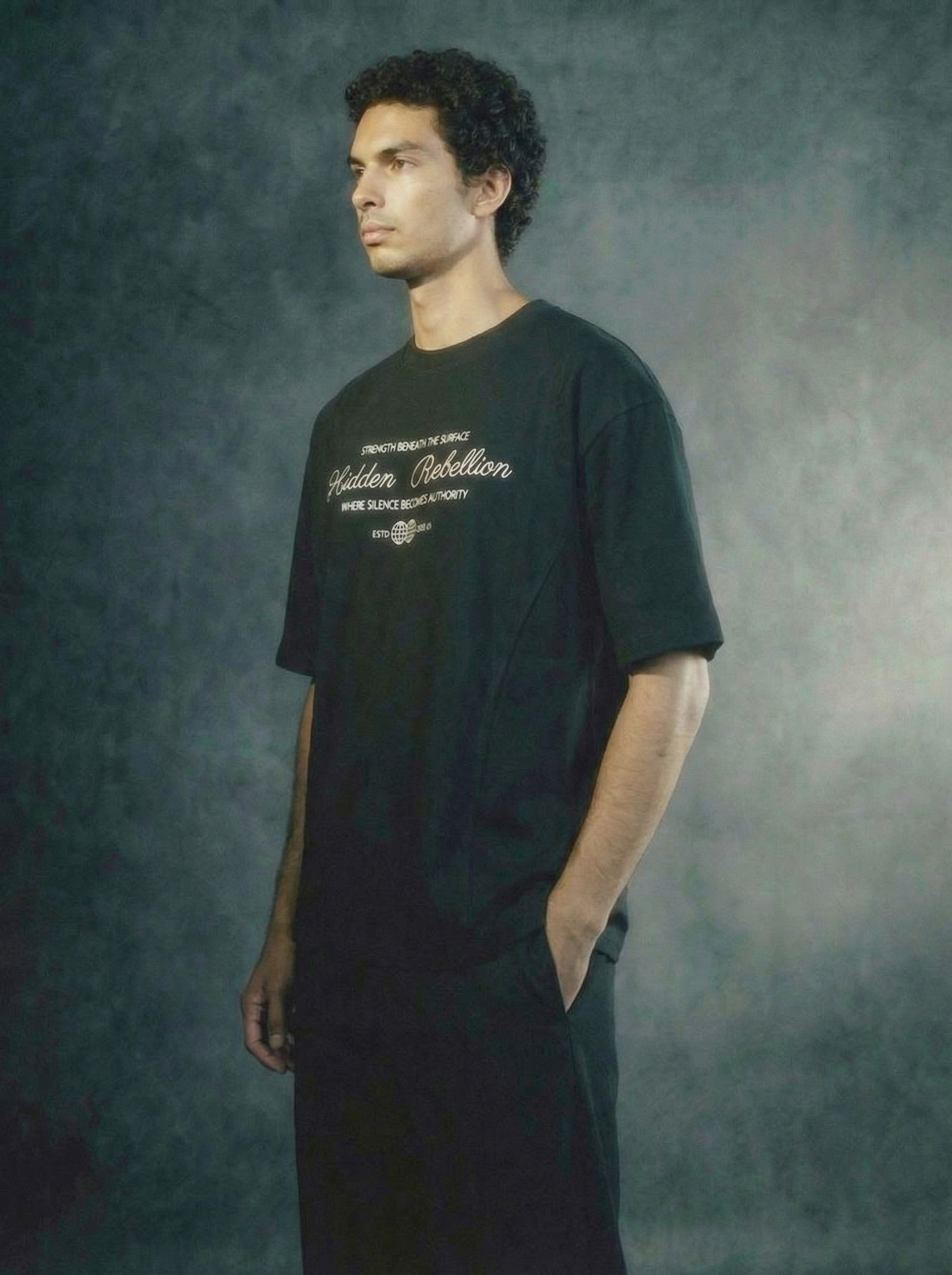 Hidden Rebellion Unisex Boxy Tee – Black