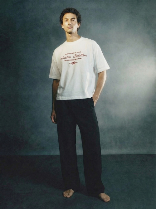 Hidden Rebellion Unisex Boxy Tee – White