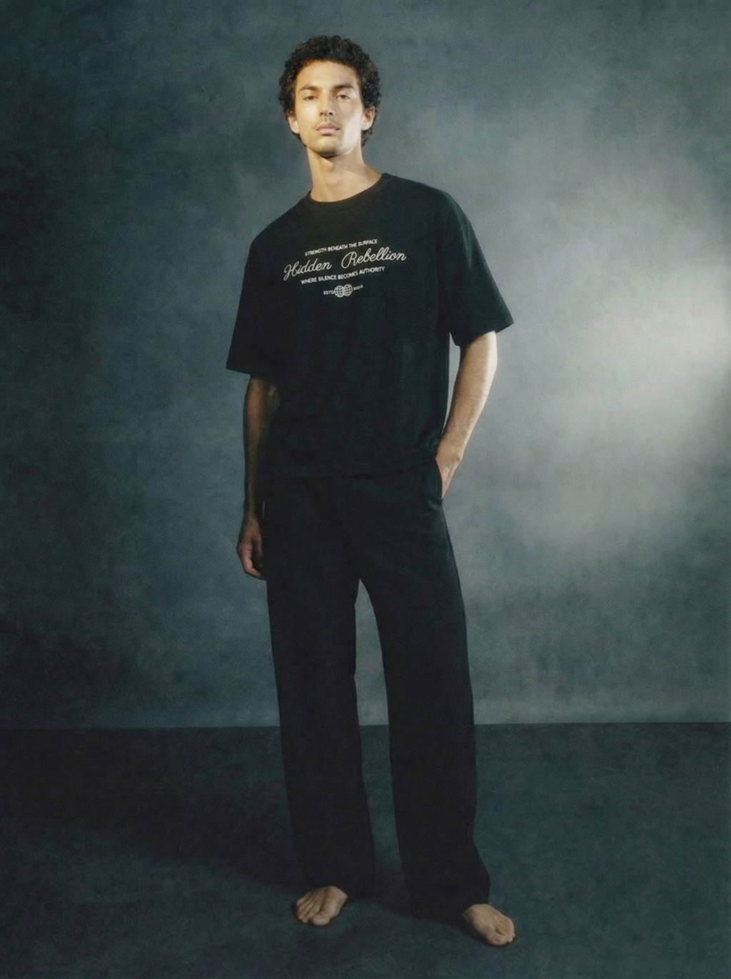 Hidden Rebellion Unisex Boxy Tee – Black